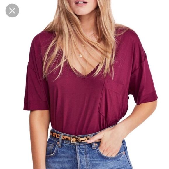NWT MSRP $58 Free People Ronnie T-Shirt Women's Size Small - Picture 2 of 10